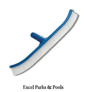 curved wall brush swimming pool accessories