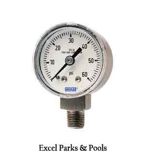 pressure gauge swimming pool accessories